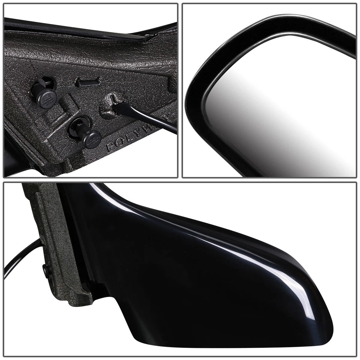 Powered Left Side Rear Mirror for Pontiac Grand Prix (2004–2008)