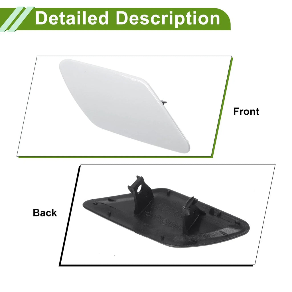 Washer Nozzle Cover for Porsche Cayenne 958 (2011-2018) - White Cap