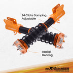 24 Level Adjustable Coilovers Lowering Kit for Mazda 323 / Protege (1999-2003)