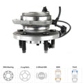 Wheel Hub Kit for Ford Ranger (2003–2009) Front Left Right with Bearing & Sensor 4WD