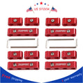 Set of 12 Red Spark Plug Wire Separator Dividers for Racing Car