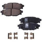 Brake Disc Rotors and Pads Kit for Subaru Outback Forester (2009–2010)