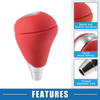 Gear Shift Knob for Lexus Toyota (Red Silver Tone)