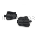Black Flame Skull Foot Pegs for Harley-Davidson (H-D Male Mount)