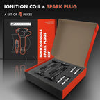 Ignition Coil & Iridium Spark Plug for Toyota Camry 2010-2017 RAV4
