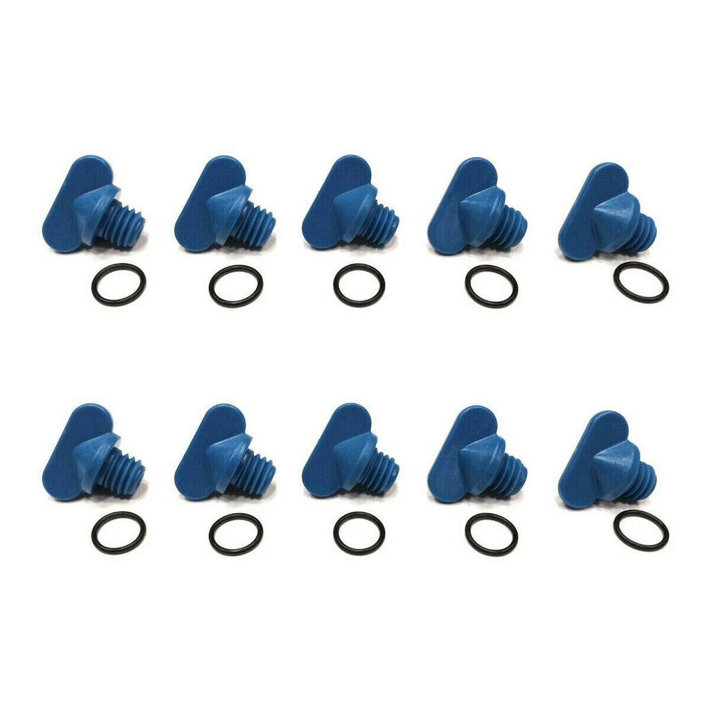 Pack of 10 Mercruiser Manifold Engine Block Drain Plug Kit 22-806608A02, 18-4226