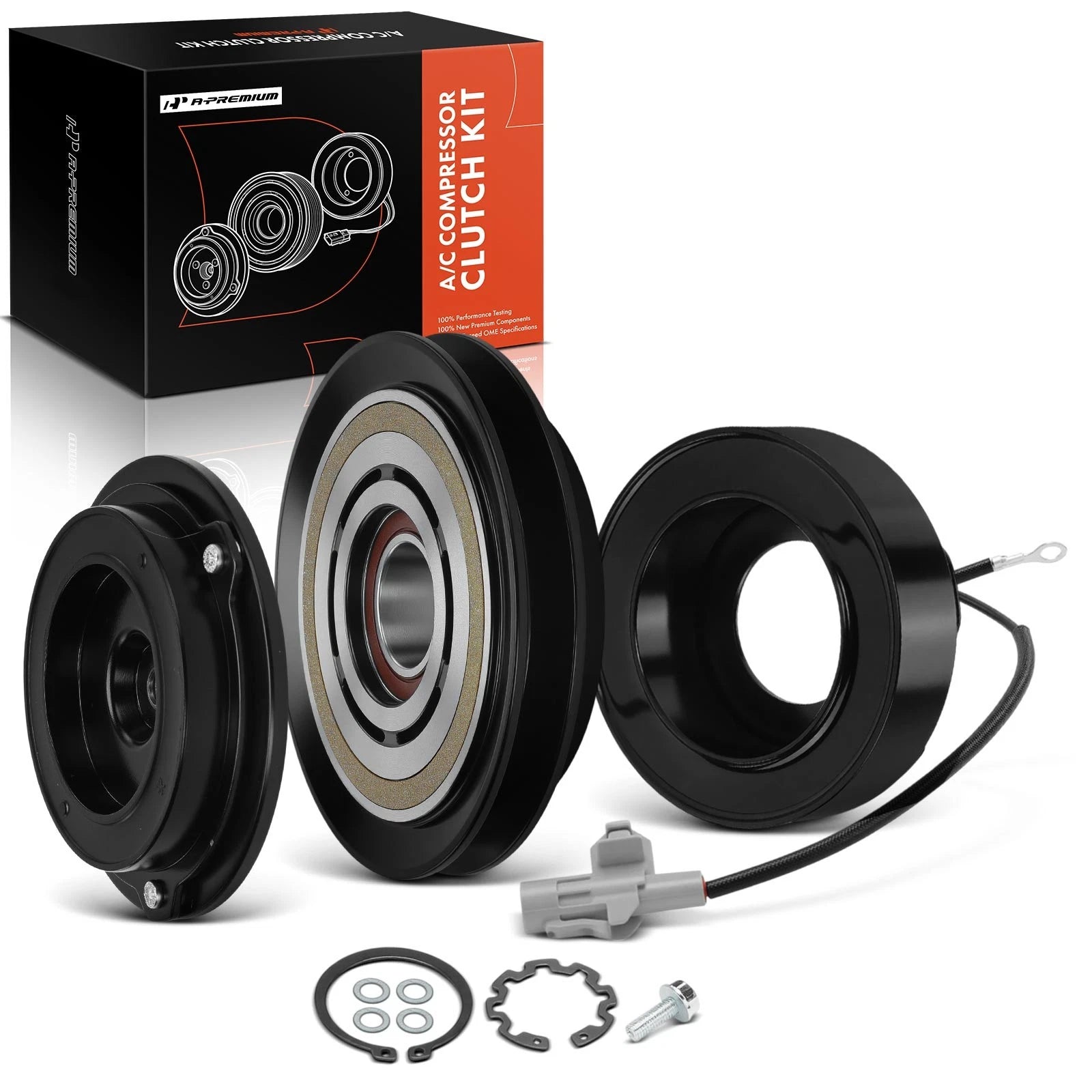 A/C Compressor Clutch Kit with Groove for Toyota Land Cruiser (2006-2010)