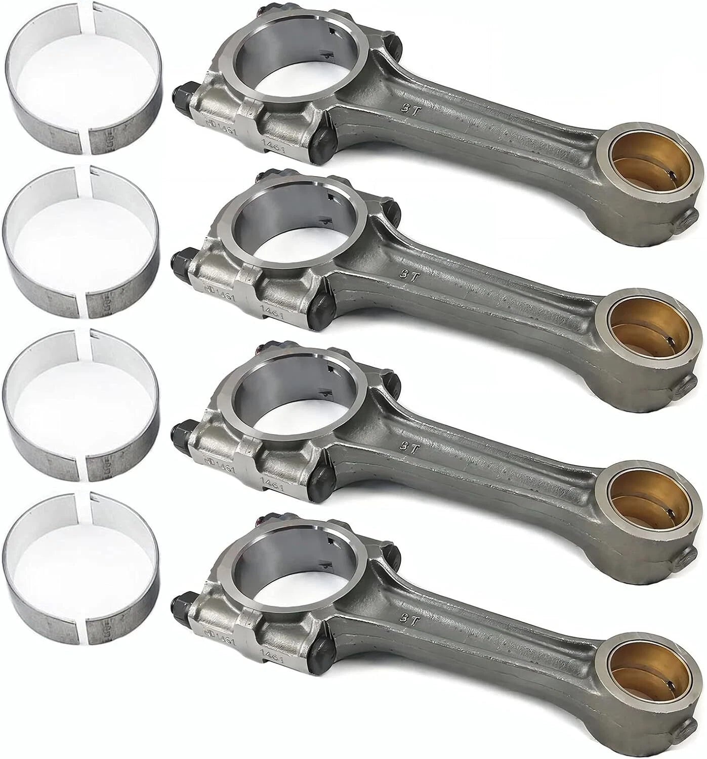 4X Connecting Rod 34319-01010 for Mitsubishi S4K (3064, 3066, C6, S6K)