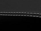 Leather Console Lid Armrest Cover for Hyundai Elantra (2007–2010) White Stitch