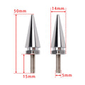 Set of 4 Spike Windshield Fairing Bolts in Silver for Touring Road Glide (2015–2025)