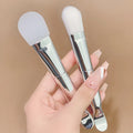 Double Ended Silicone Brush for Face and Body Treatment (17 cm)