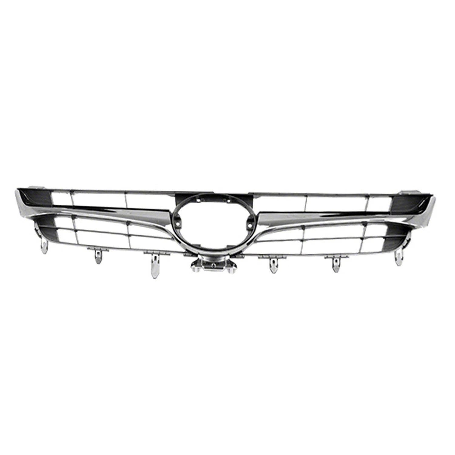 Front Grille Replacement Black Smoked Chrome for Toyota Camry Hybrid (2015–2016)