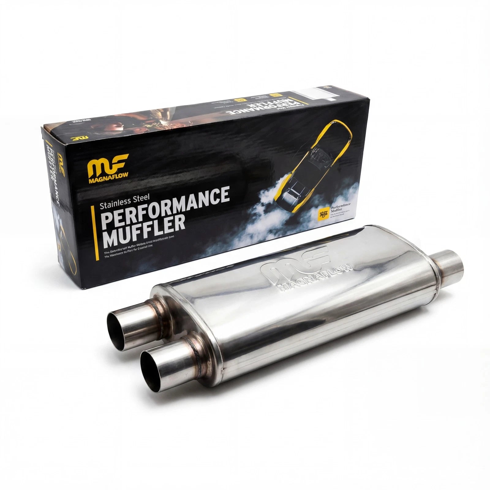 Dual Exhaust Kit for Jeep Wrangler (2018–2025) 2.5" Stainless Muffler