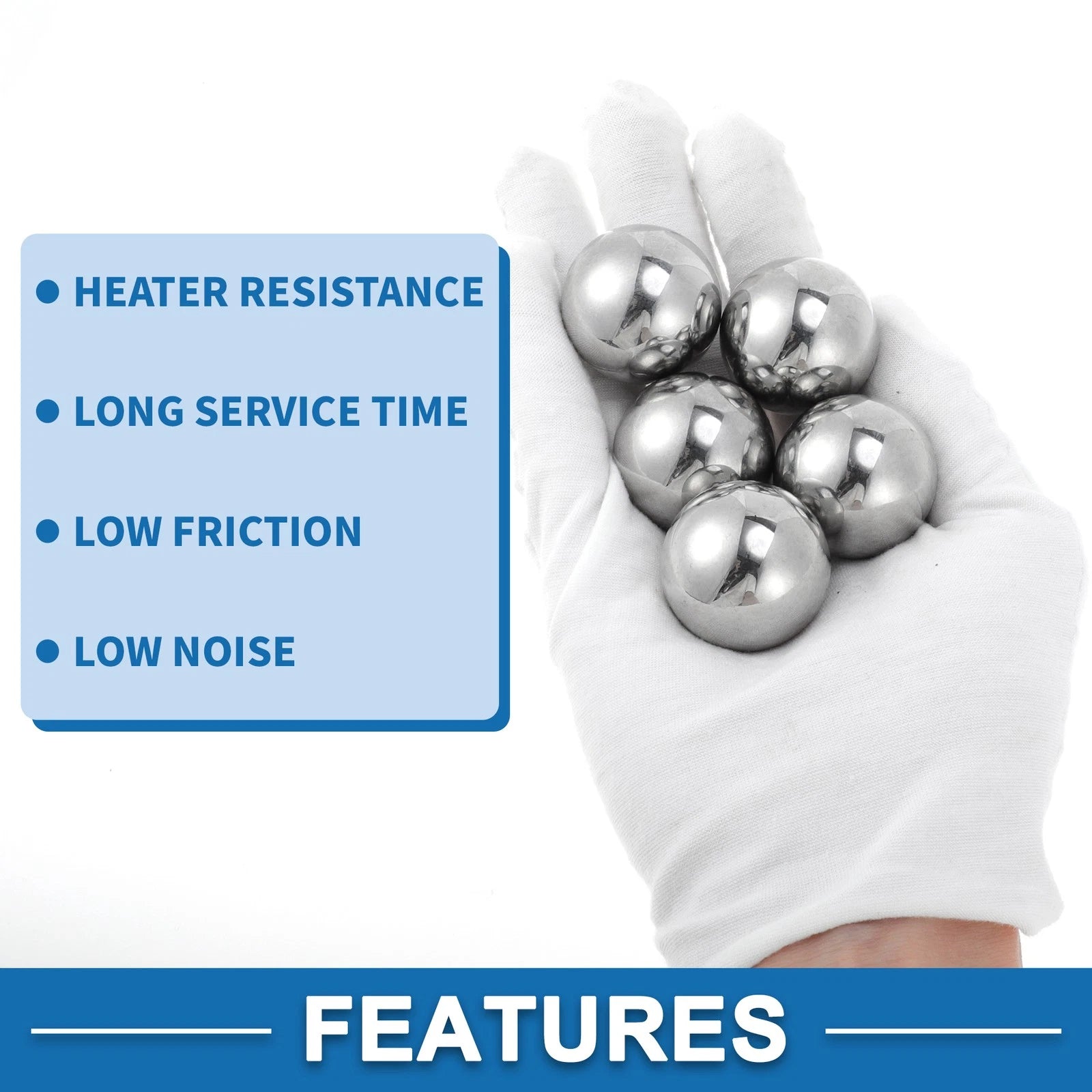 5X 29.0mm Steel Ball Bearings G16 Precision for Automotive Applications