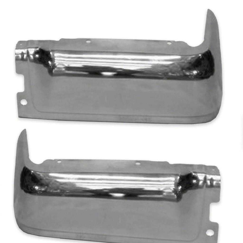 Replacement Chrome Step Bumper Face Bar 2 Piece Set for Chevrolet Silverado (2007–2013)