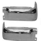 Replacement Chrome Step Bumper Face Bar 2 Piece Set for Chevrolet Silverado (2007–2013)