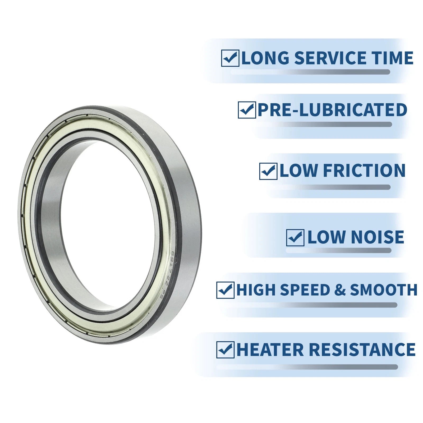 Deep Groove Ball Bearing P5 for Scooter Skateboard Wheel (6917ZZ)