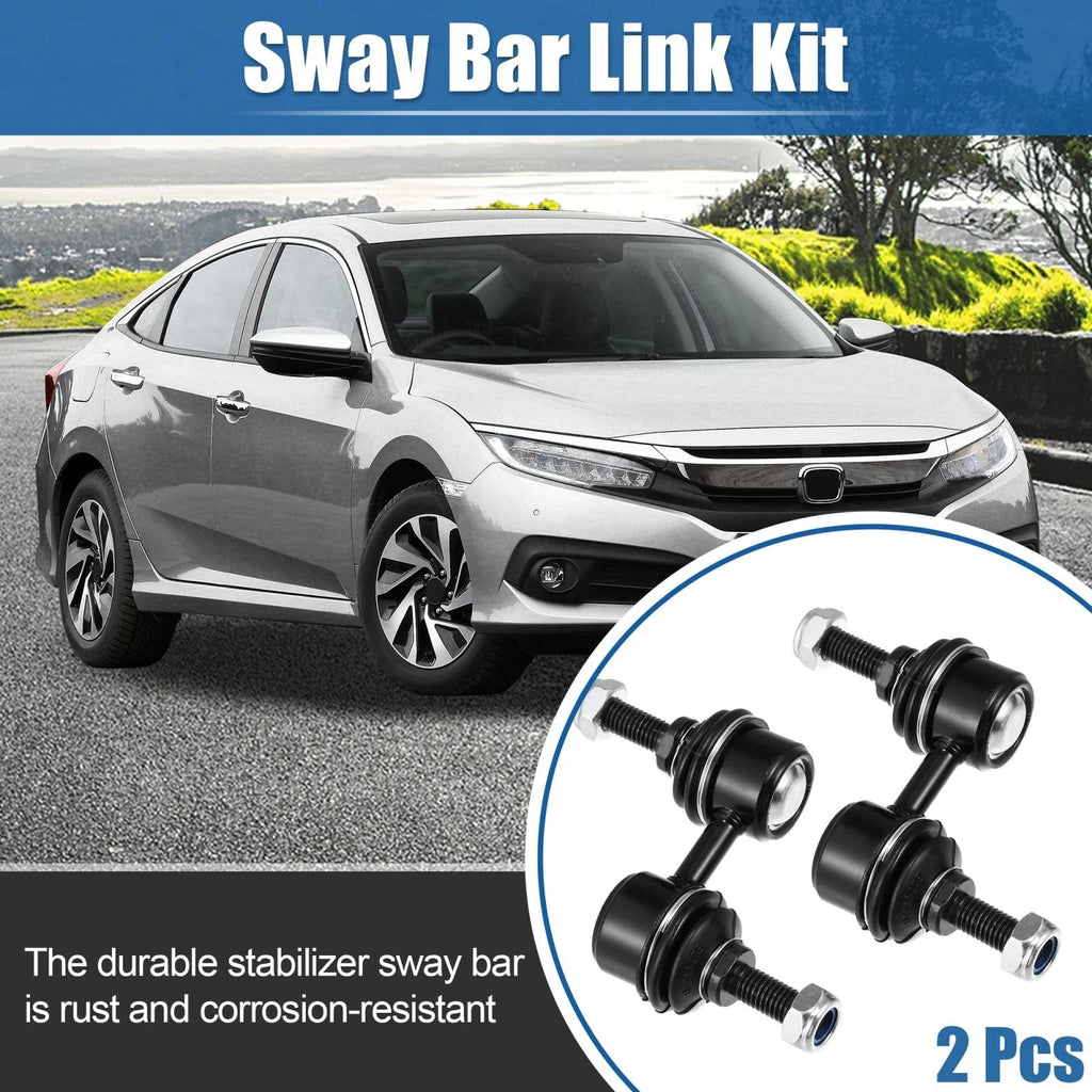 2pcs Front Sway Bar Links K90667 for Honda (1997–2001) Black