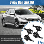 2pcs Front Sway Bar Links K90667 for Honda (1997–2001) Black