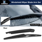 Set of 2 Rear Windshield Wiper Blade Arms for Kia Sedona (2009–2013)