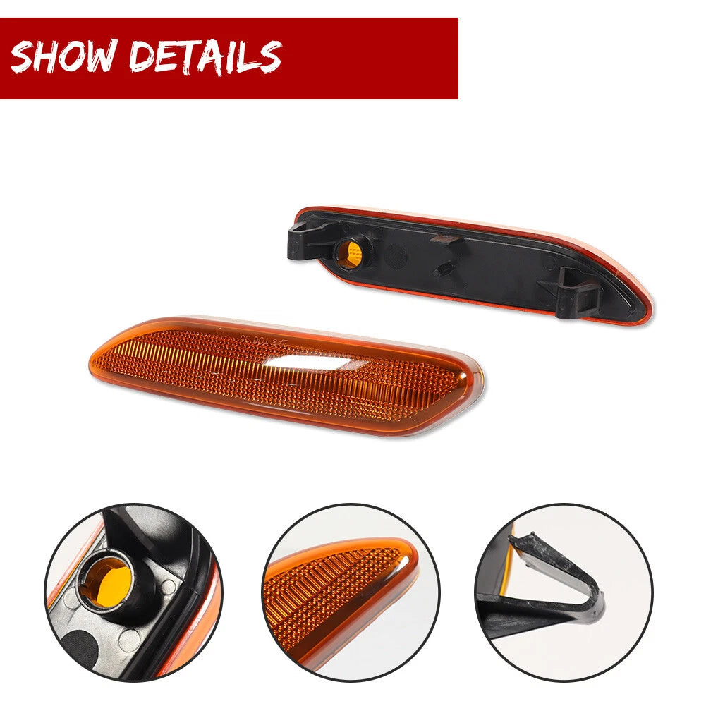 Amber Front Side Marker Lights for Mini Cooper Countryman (2012–2017)