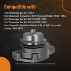 Cooling Water Pump for Chevrolet Bel Air L (1954) 839467 5/8" Grooved Pulley