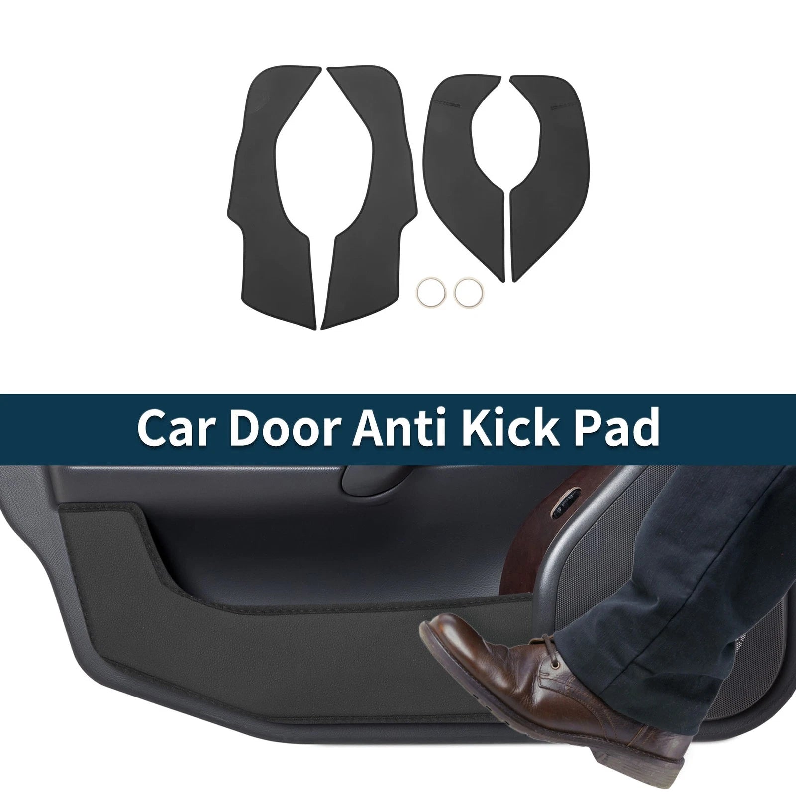 Set of 1 Car Door Anti Kick Pad Sticker Protector for Hyundai Tucson (2015–2018)