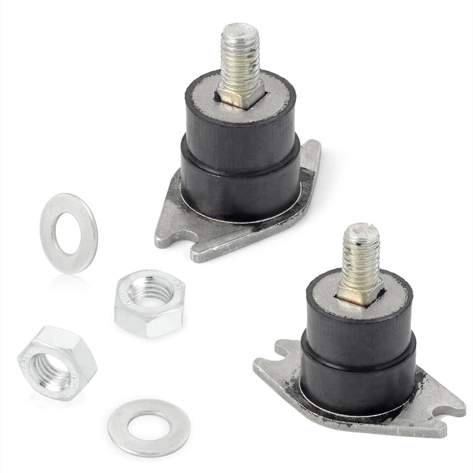 Set of 2 Upper Side Rubber Motor Mounts for Johnson Evinrude (OMC 303879, 325974)