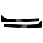 Glossy Black Rear Window Spoiler Side Wing Trim Covers for Skoda Superb (08-15)