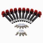 Set of 10 Ignition Coils & Spark Plugs for Audi 5.2L V10 (2006–2012)