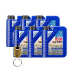 6L Liqui Moly Leichtlauf High Tech 5W40 Oil Change Kit for Audi 2.0/2.8L (2000–2023)