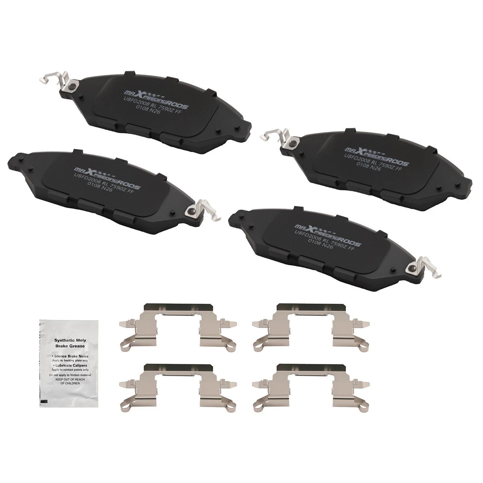 Front Brake Pads Kit for Nissan Pathfinder (2013–2020) Infiniti QX60 (2014–2020)