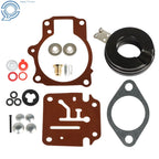 2 Carburetor Rebuild Kits for Johnson Evinrude 50-60 HP
