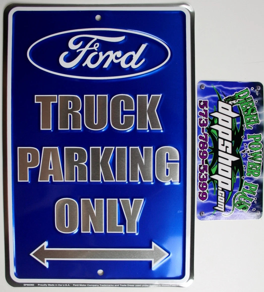 Powerstroke Parking Only Sign for Ford Truck (Work Shop/Home)