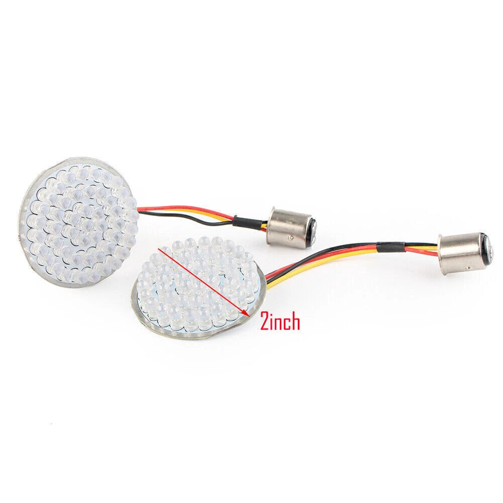 2X LED Rear Turn Signal Lights 1157 for Harley Touring