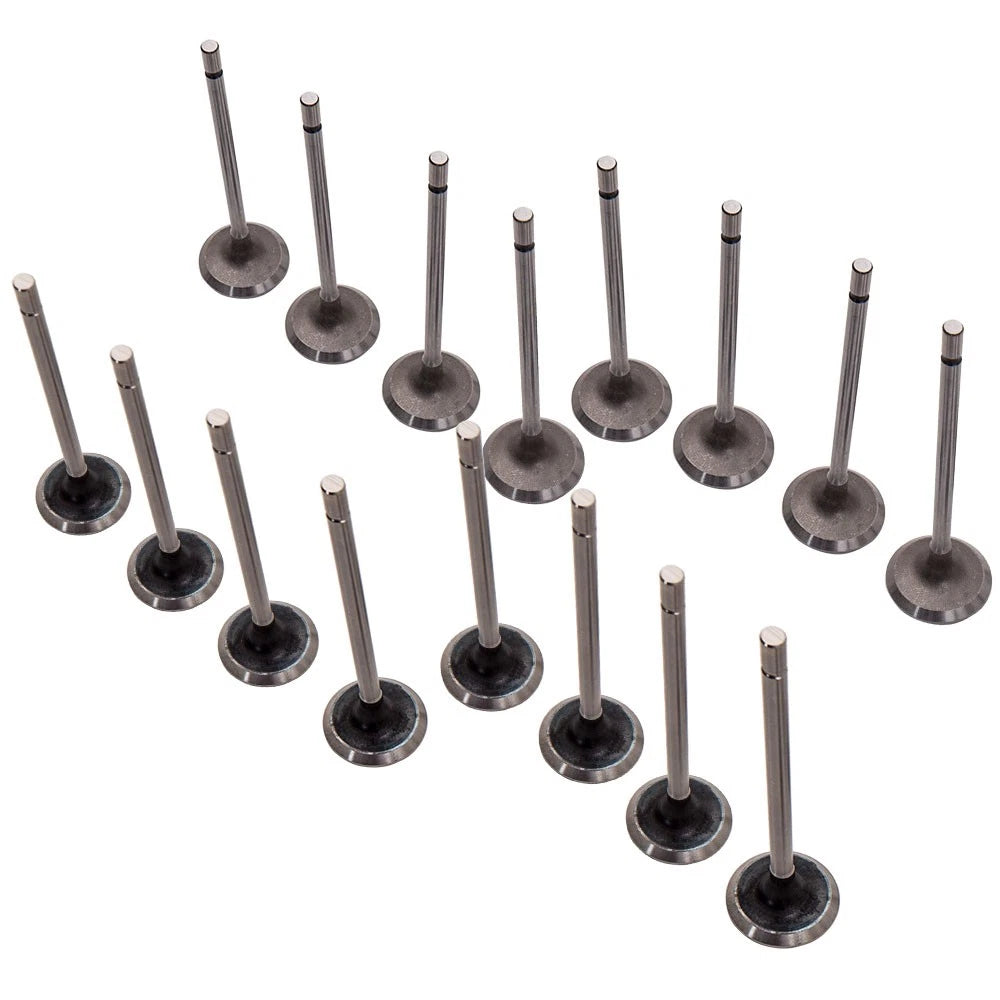 16pc Engine Intake Exhaust Valves for Renault Clio MK III (2005–2012)