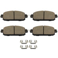 Set of 4 Front Ceramic Brake Pads for Nissan Kicks, Sentra