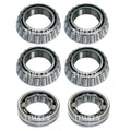 Set of 6 Rear Wheel Bearings for Dodge Ram 2500 RWD (1994–2001)