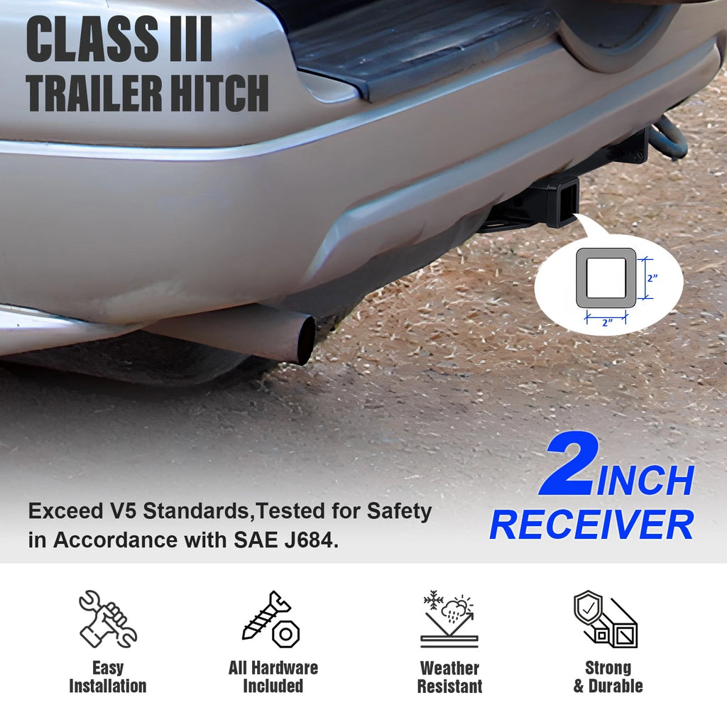 2 Inch Trailer Hitch Receiver for Suzuki Grand Vitara (1999-2006)