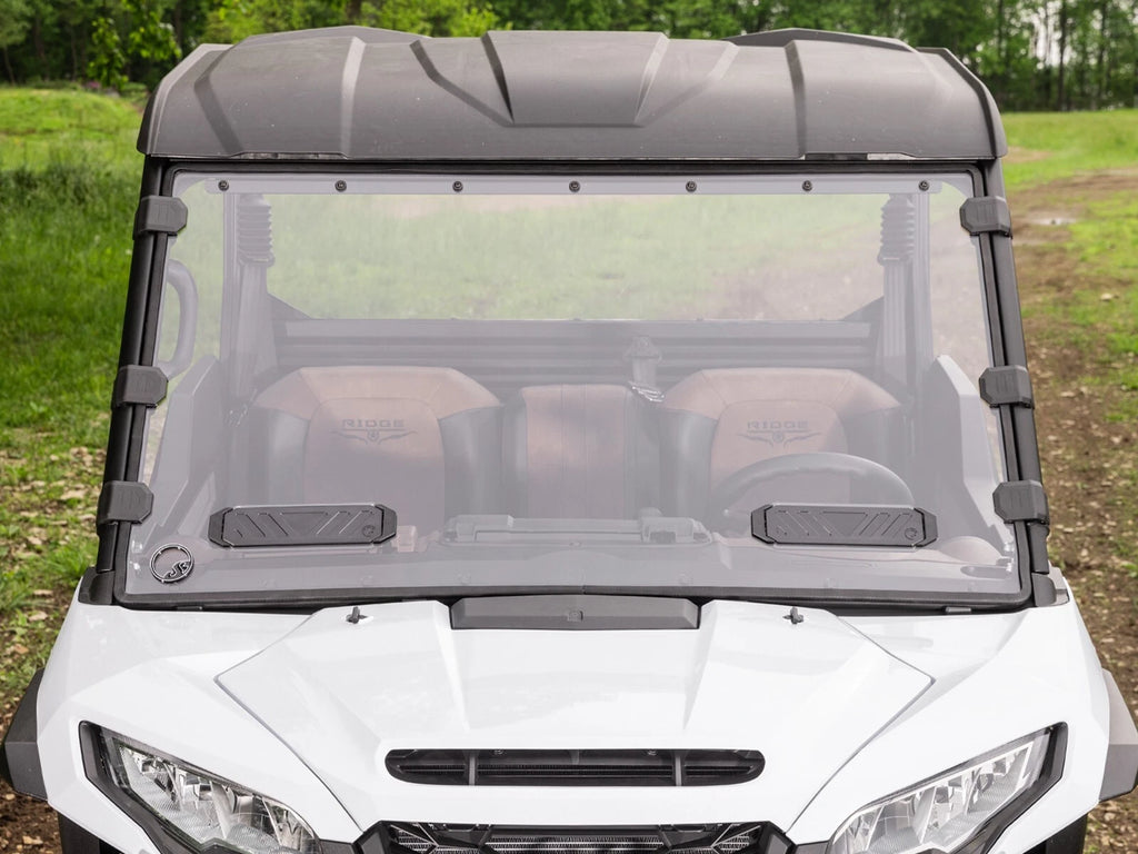 Scratch Resistant Vented Full Windshield for Kawasaki Ridge (See Fitment)