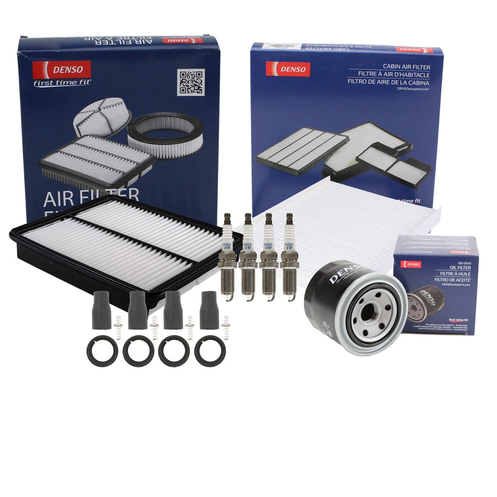 Tune Up Kit with 4 NGK Spark Plugs & Boots for Santa Fe Sorento (2013–2019)