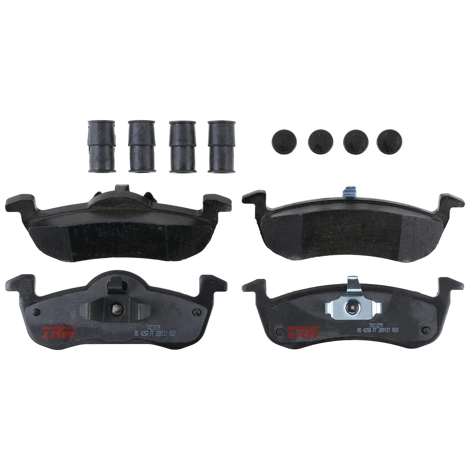 Set of 4 Disc Brake Pads for Ford Expedition (2007–2017)