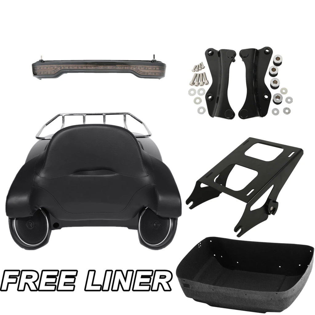 LED Light Rack Speakers Mount for Harley Touring (2014–2026)