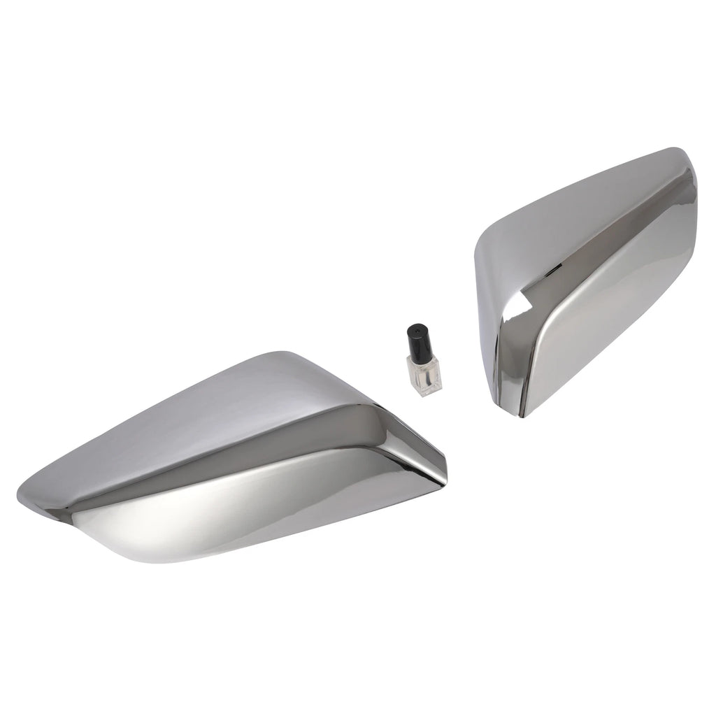 Set of 2 Chrome Mirror Covers for Chevrolet Malibu (2016–2024) w/ Tape & Glue