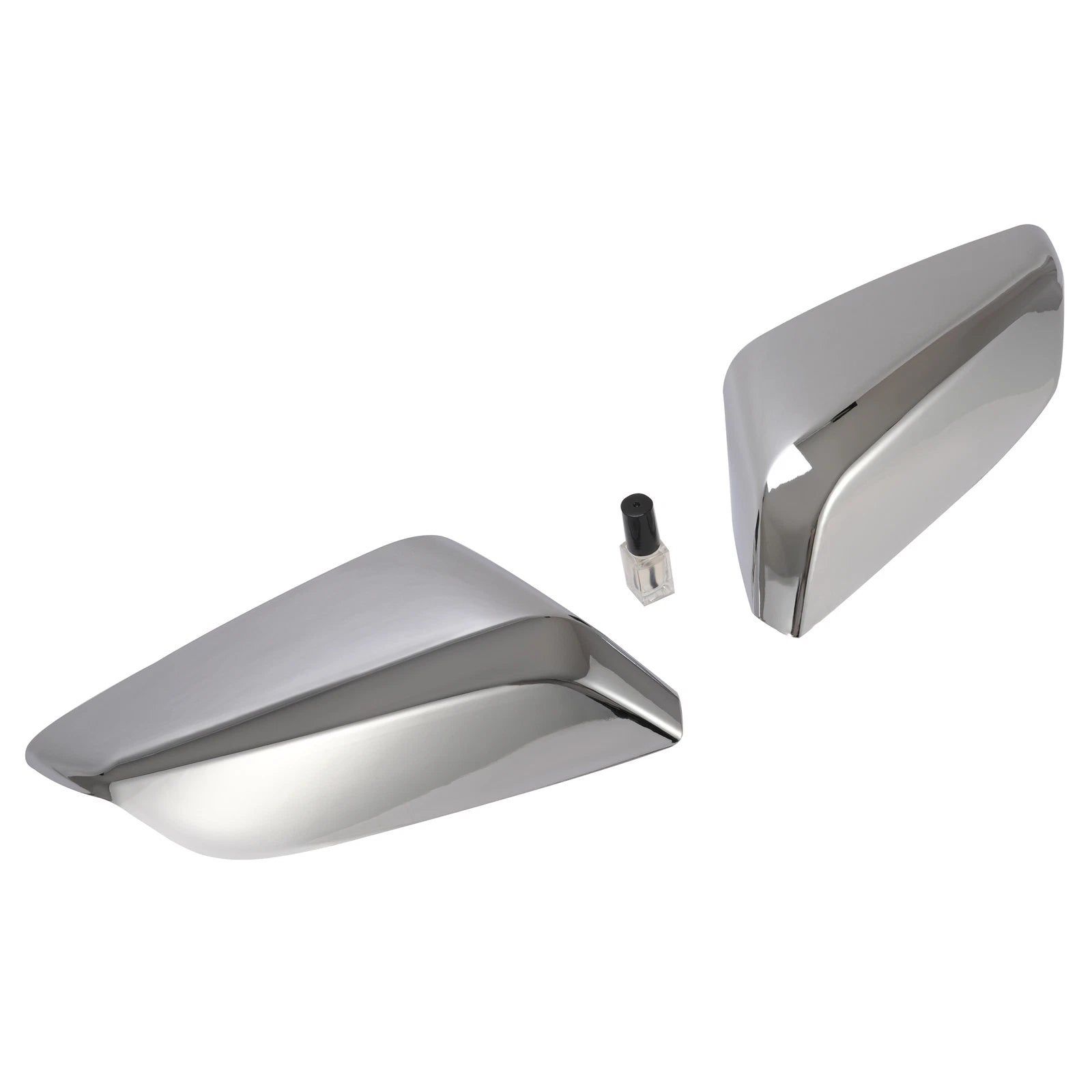 Set of 2 Chrome Mirror Covers for Chevrolet Malibu (2016–2024) w/ Tape & Glue