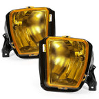 Set of 2 Amber Lens Fog Lights with Bulbs for Dodge Ram 1500 (2013–2018)