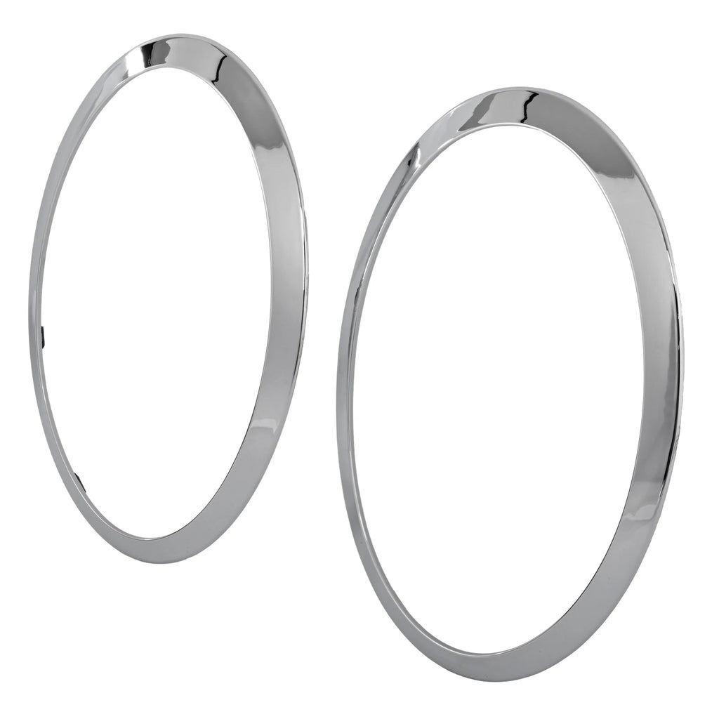 Set of 2 Chrome Headlight Ring Bezel Covers for Mini Cooper S F55 F56 F57 (2014–2021)