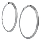 Set of 2 Chrome Headlight Ring Bezel Covers for Mini Cooper S F55 F56 F57 (2014–2021)