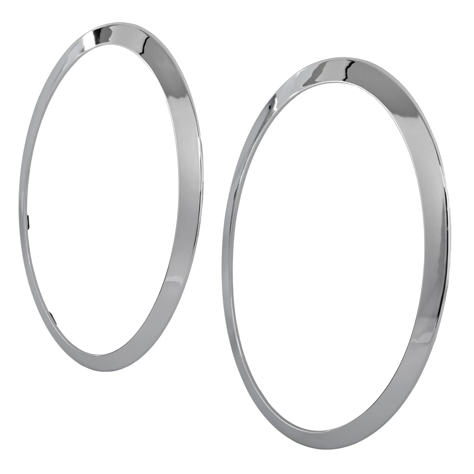 Set of 2 Chrome Headlight Ring Bezel Covers for Mini Cooper S F55 F56 F57 (2014–2021)