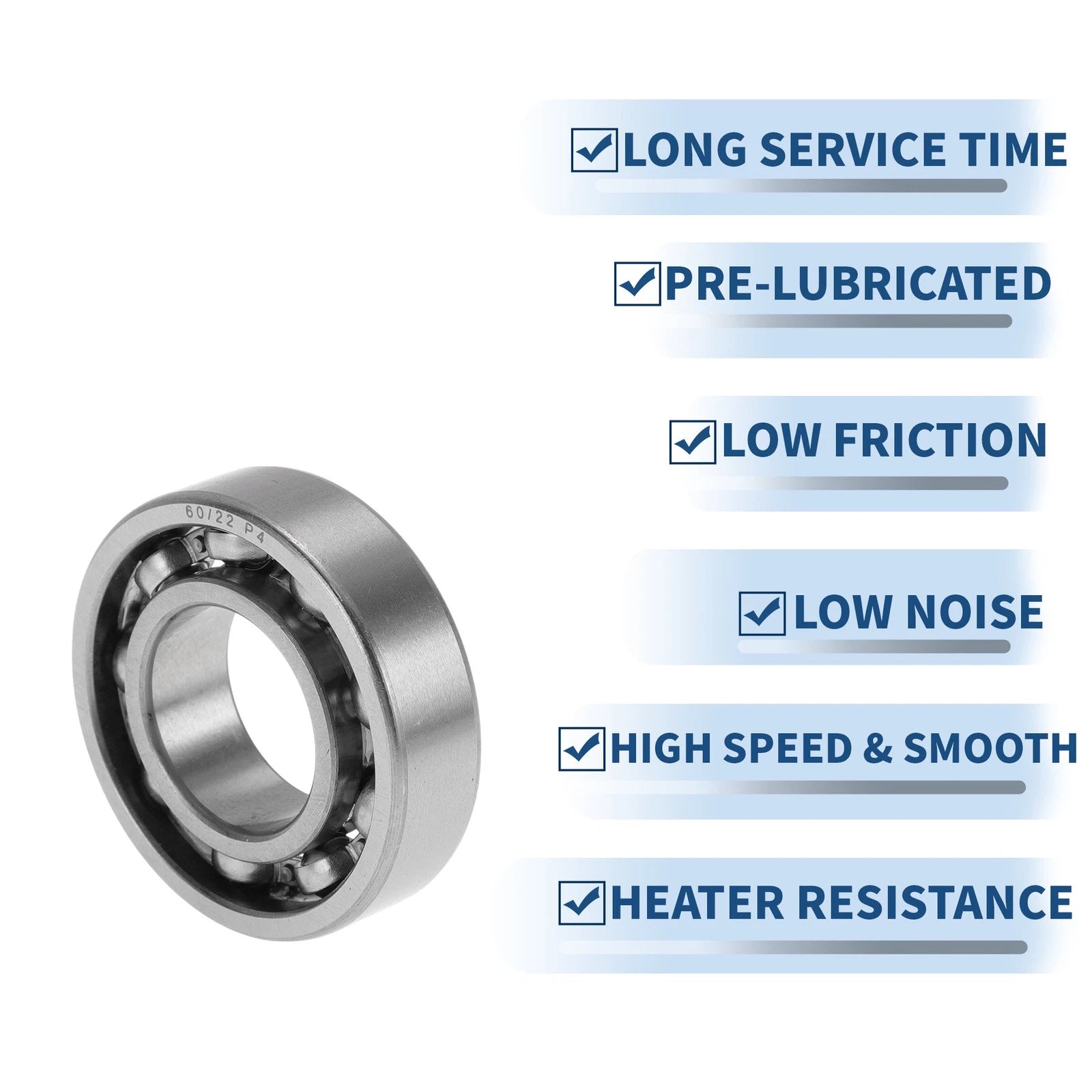 Deep Groove Ball Bearing 22x44x12mm for Various Applications (1 Pcs)